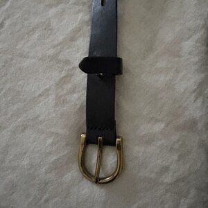 Madewell Black Leather Belt